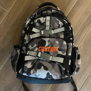 Pottery barn camo backpack